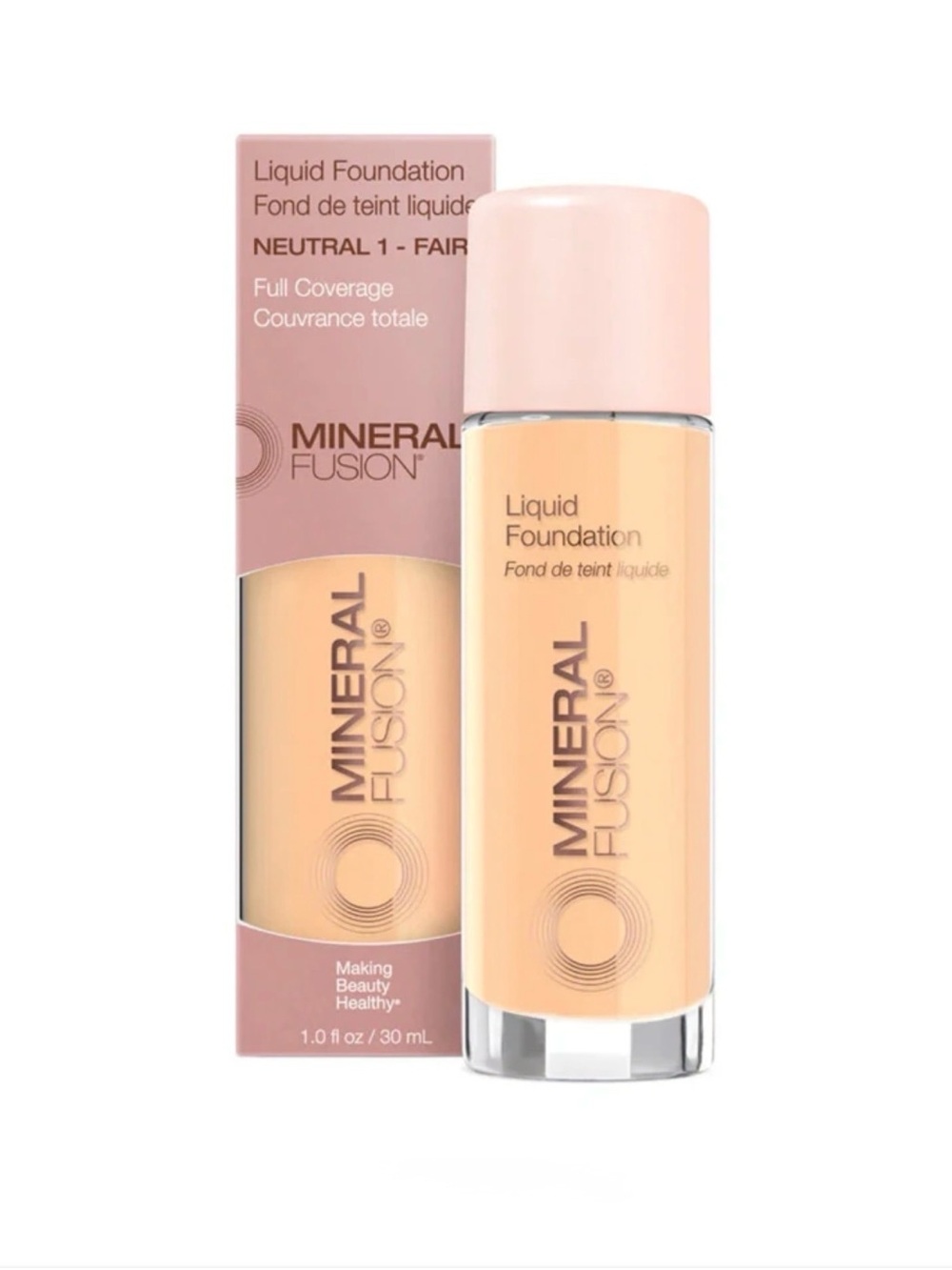 NEW IN BOX Mineral Fusion Liquid Foundation — Neutral 1 Fair
